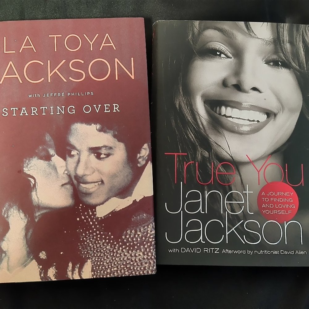 La Toya and Janet Jackson Books (2 Separate Hardcover)